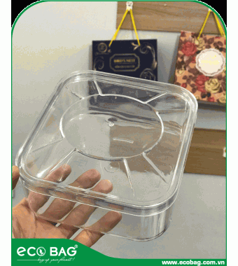 Hộp nhựa vuông yến sào - Yến Sào Eco Bag - Công Ty CP XNK Eco Bag