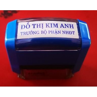 Dấu tên và chức vụ - Khắc Dấu Lê Giang - Công Ty TNHH Thương Mại & Quảng Cáo Lê Giang