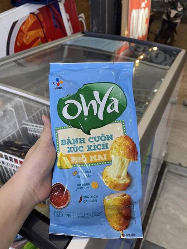 Bánh cuộn xúc xích pho mai - Siêu Thị Hàn Quốc - Công Ty TNHH Thực Phẩm Sạch Việt Hàn