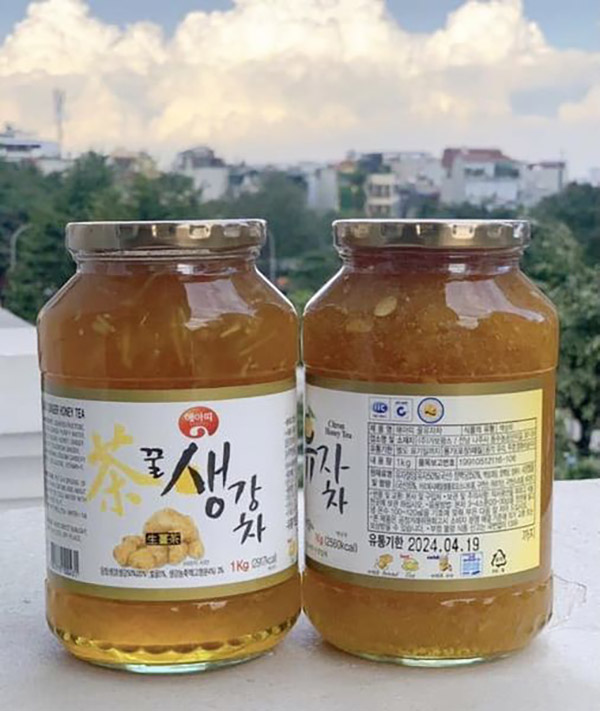 Mật ong gừng Hàn Quốc