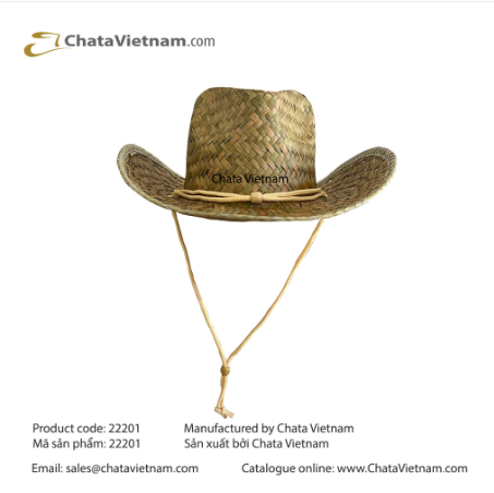 Nón rơm Cowboy - Công Ty TNHH Chata Việt Nam