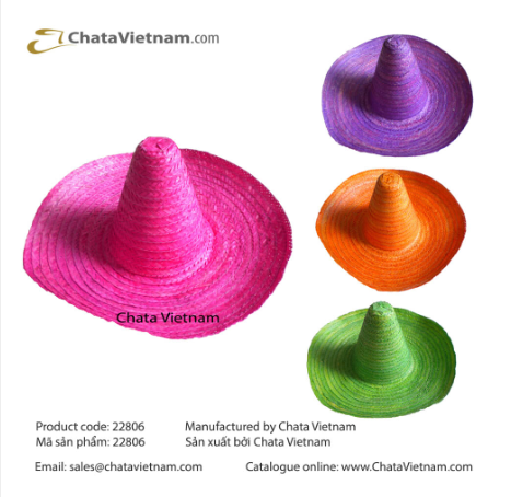 Nón rơm rộng vành - Công Ty TNHH Chata Việt Nam