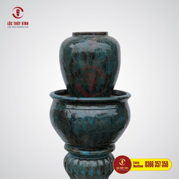 Bộ Đơn Lu Nước Phong Thuỷ Xanh Nhỏ