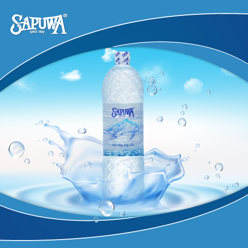 Nước tinh khiết Sapuwa thùng 1.500ml