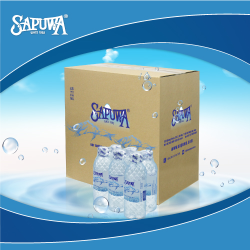 Nước tinh khiết Sapuwa thùng 330ml