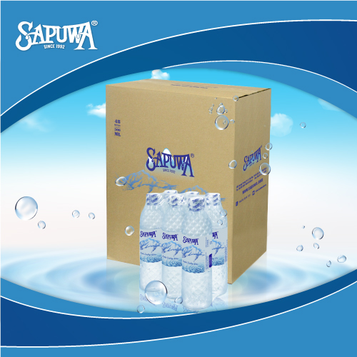 Nước tinh khiết Sapuwa thùng 500ml
