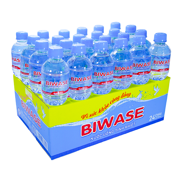 Nước uống đóng chai Biwase 210ml