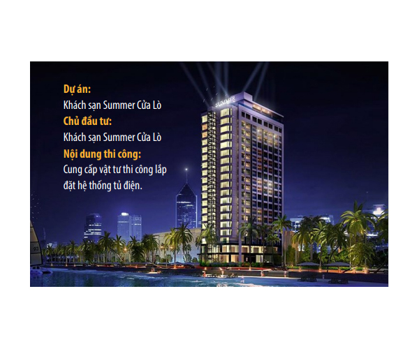 Dự án khách sạn Summer Cửa Lò