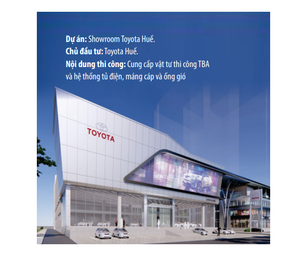 Dự án showroom Toyota Huế