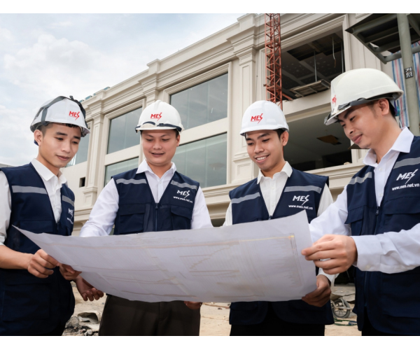 Thi công cơ điện