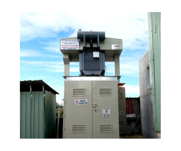 Trạm một trụ tích hợp tủ trung thế