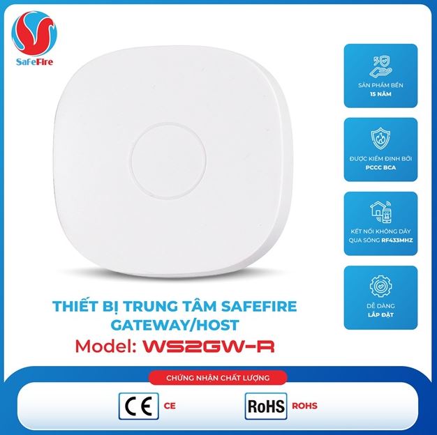 Thiết bị trung tâm SafeFire WS2GW-R - Thiết Bị PCCC Gia Phú - Công Ty TNHH PCCC Gia Phú