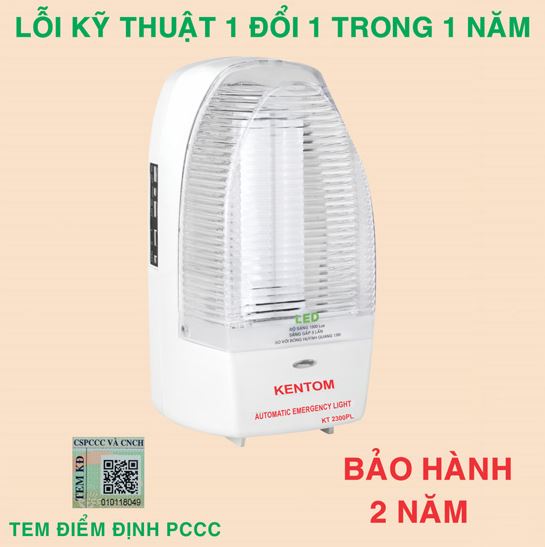 Đèn sạc chiếu sáng khẩn cấp KT2300PL PIN - Thiết Bị PCCC Gia Phú - Công Ty TNHH PCCC Gia Phú