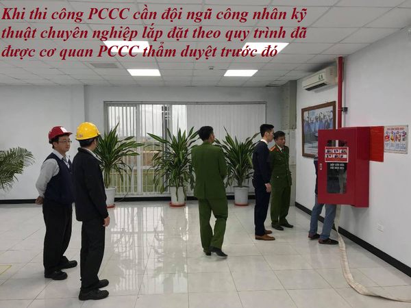 Thi công PCCC - Thiết Bị PCCC Gia Phú - Công Ty TNHH PCCC Gia Phú