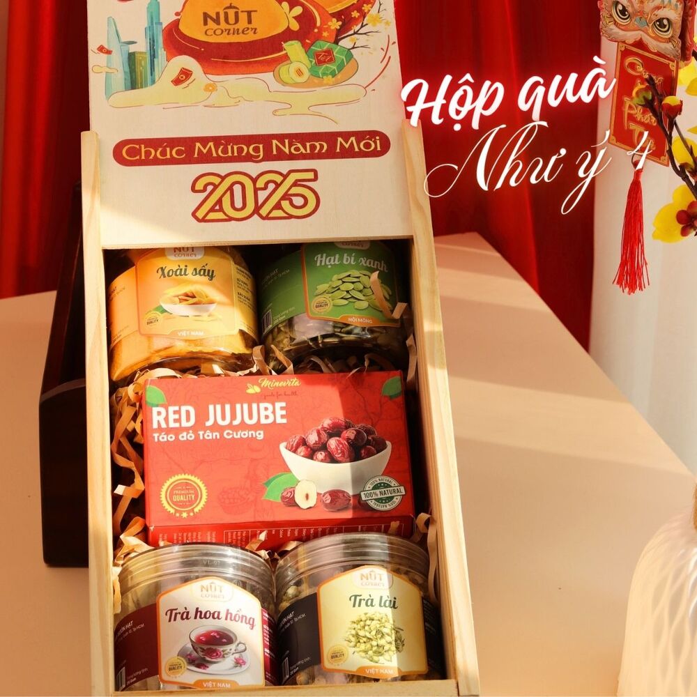 Hộp quà tết như ý - Nut Corner - Công Ty TNHH Vườn Hạt