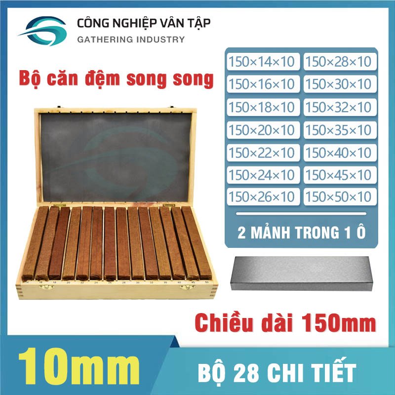 Bộ căn đệm song song 28 chi tiết