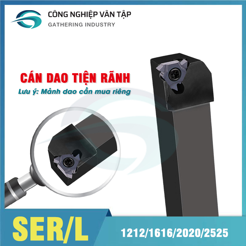 Cán dao tiện rãnh SER