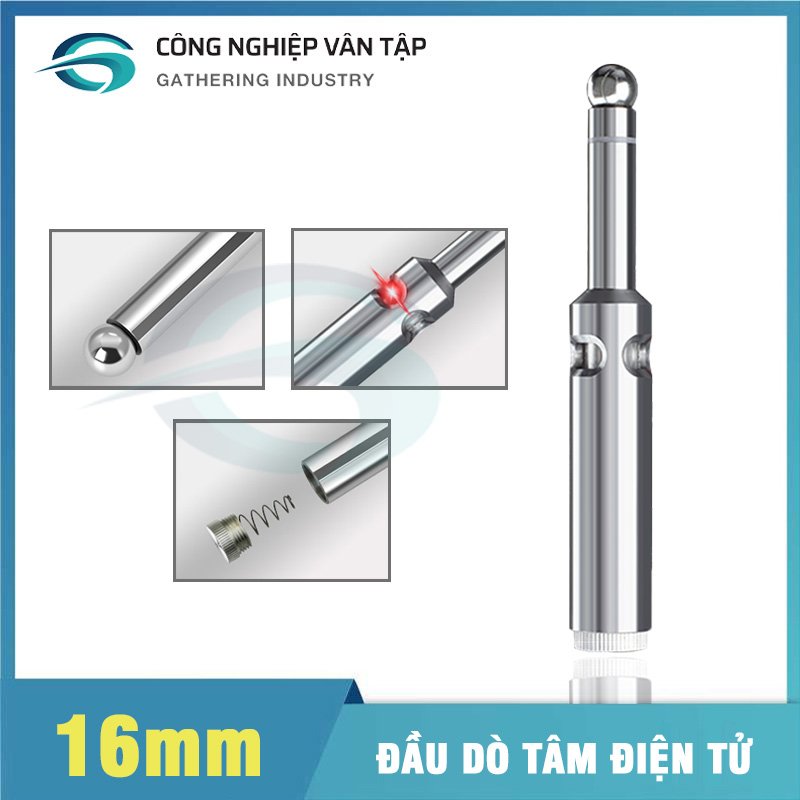 Đầu dò tâm điện tử 16mm có đèn báo