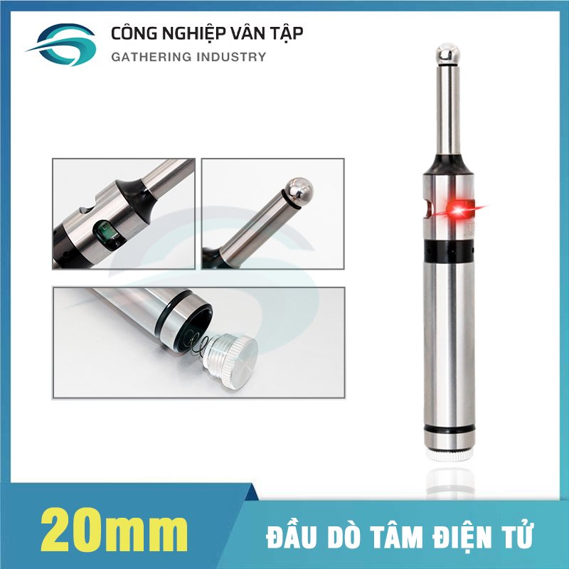 Đầu dò tâm điện tử 20mm có đèn báo