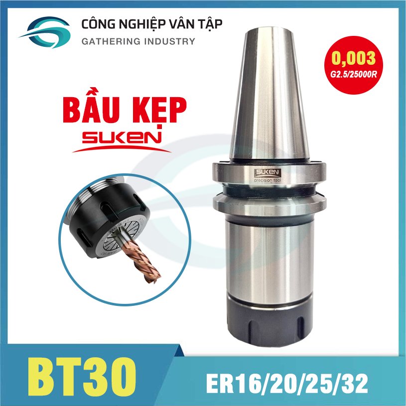 Bầu kẹp BT30 loại ER 16-20-25-32
