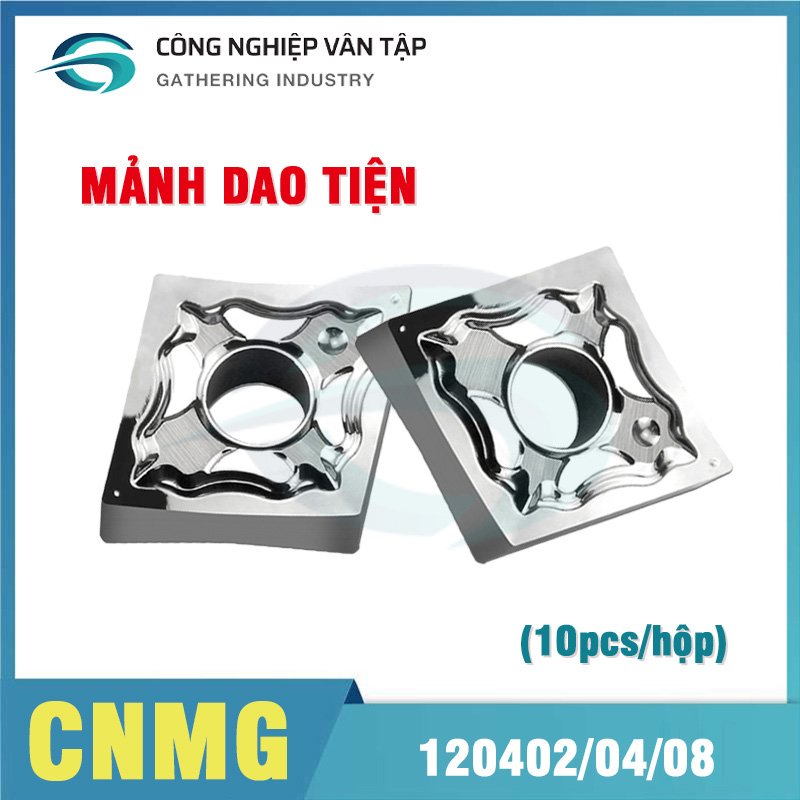 Hộp 10 mảnh dao CNC mã CNMG120404/08AL