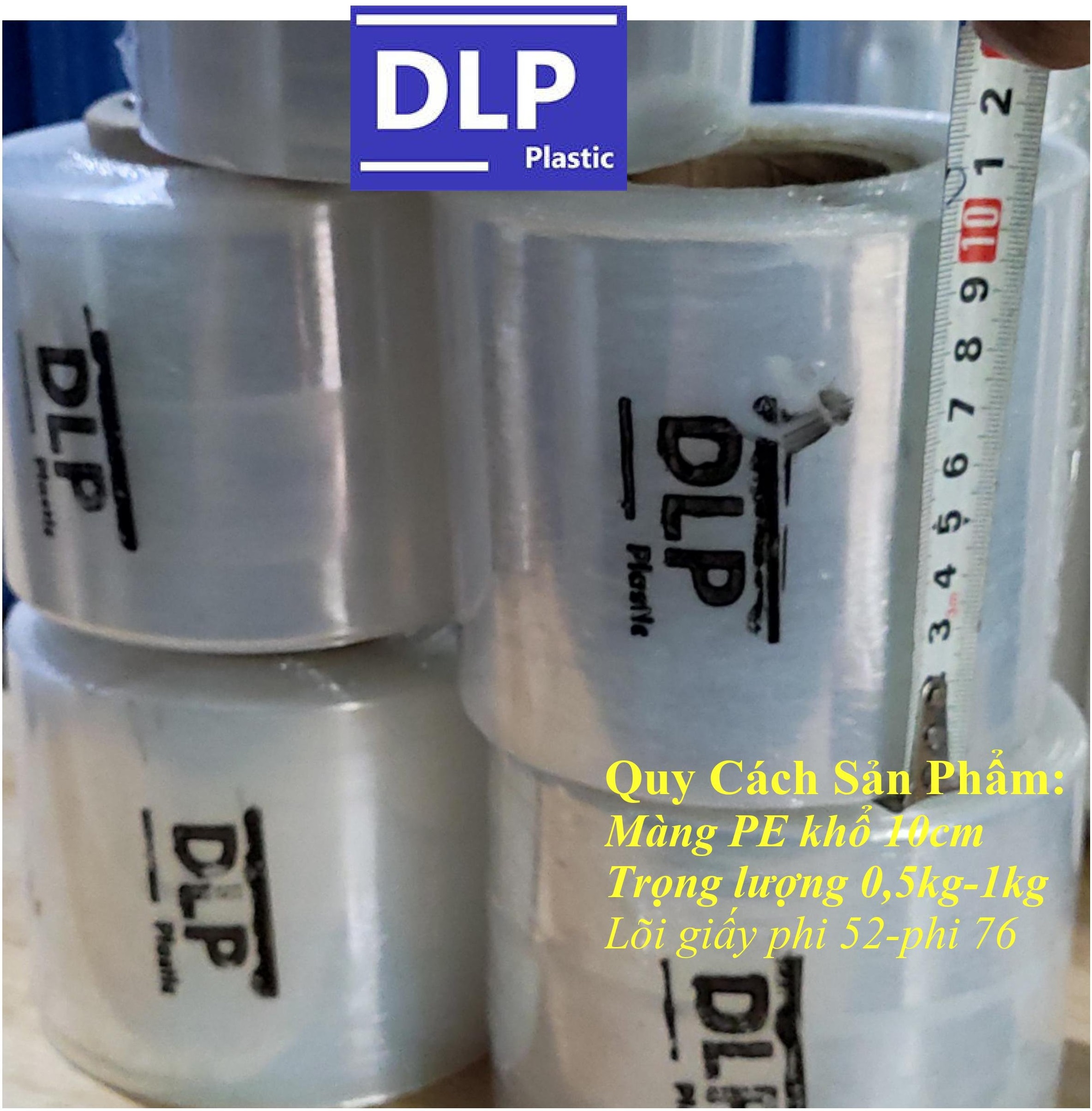 Màng PE khổ 10cm - Vật Liệu Đóng Gói DLP Việt Nam - Công Ty TNHH DLP Việt Nam
