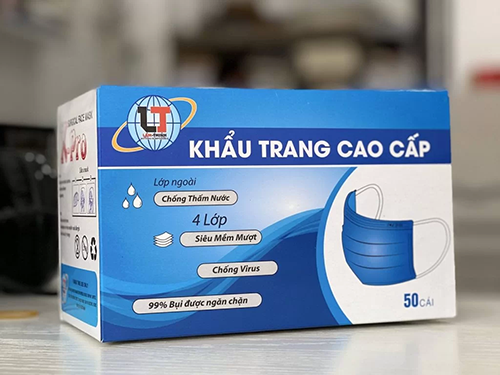 In hộp khẩu trang - Bao Bì Miền Bắc - Công Ty Cổ Phần Sản Xuất Bao Bì Miền Bắc