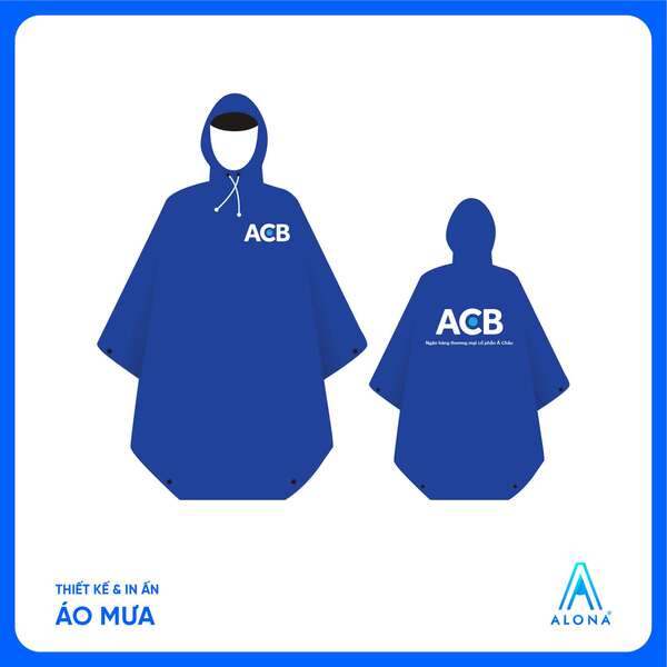 áo mưa - Vũ Trụ In ấn Alona - Công Ty TNHH Alona