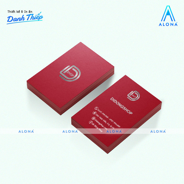 Danh thiếp ép kim - Vũ Trụ In ấn Alona - Công Ty TNHH Alona