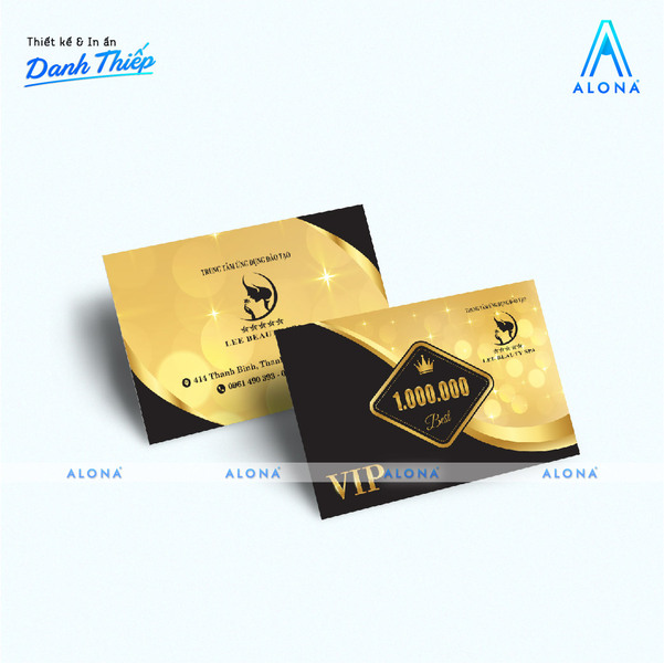 Danh thiếp nhựa PVC cao cấp - Vũ Trụ In ấn Alona - Công Ty TNHH Alona