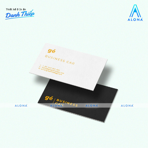Danh thiếp tiêu chuẩn - Vũ Trụ In ấn Alona - Công Ty TNHH Alona