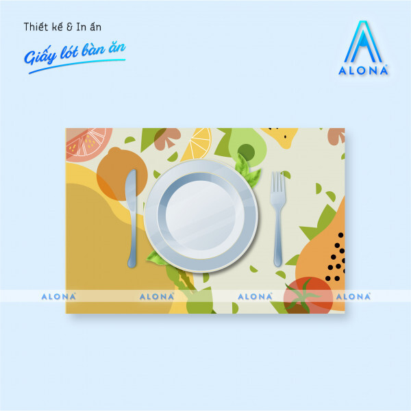 Giấy lót bàn ăn - Vũ Trụ In ấn Alona - Công Ty TNHH Alona
