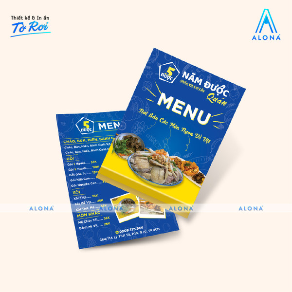 Tờ rơi in nhanh - Vũ Trụ In ấn Alona - Công Ty TNHH Alona