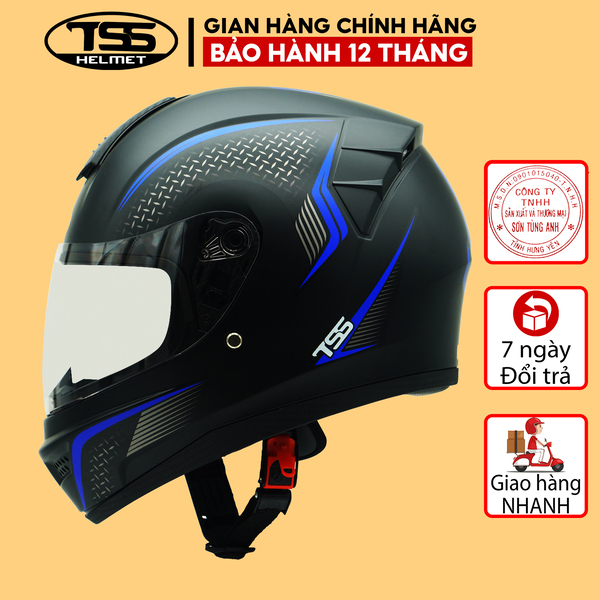 Mũ bảo hiểm Fullface TSS Helmet  2 kính
