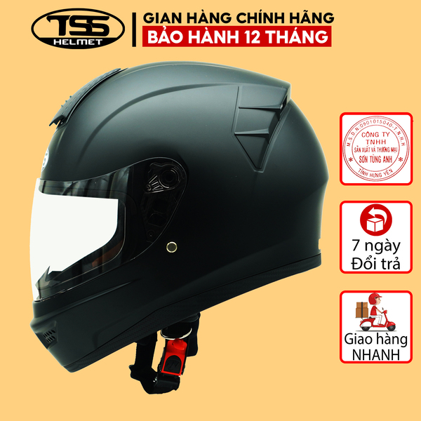 Mũ bảo hiểm Fullface TSS Helmet  2 kính