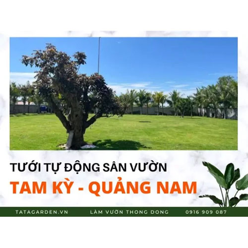 Thi công hệ thống tưới cây Tam kì, Quảng Nam - Thiết Bị Tưới Tự Động Claber - Công Ty TNHH Kỹ Thuật NTS