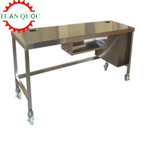 Bàn inox có bánh xe - Thiết Bị Phòng Sạch Tuấn Quốc - Công Ty TNHH Sản Xuất Thương Mại Dịch Vụ Tuấn Quốc