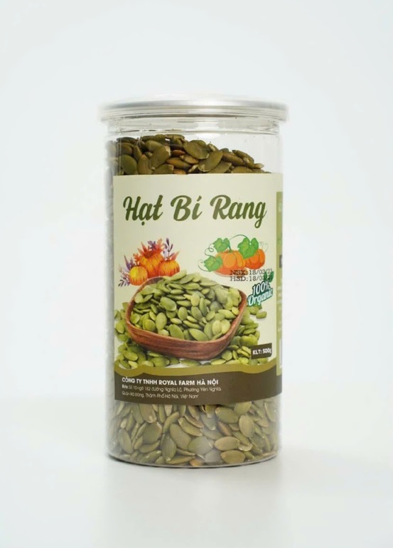 Hạt bí rang - Hạt Dinh Dưỡng Royal Farm - Công Ty TNHH Royal Farm Hà Nội