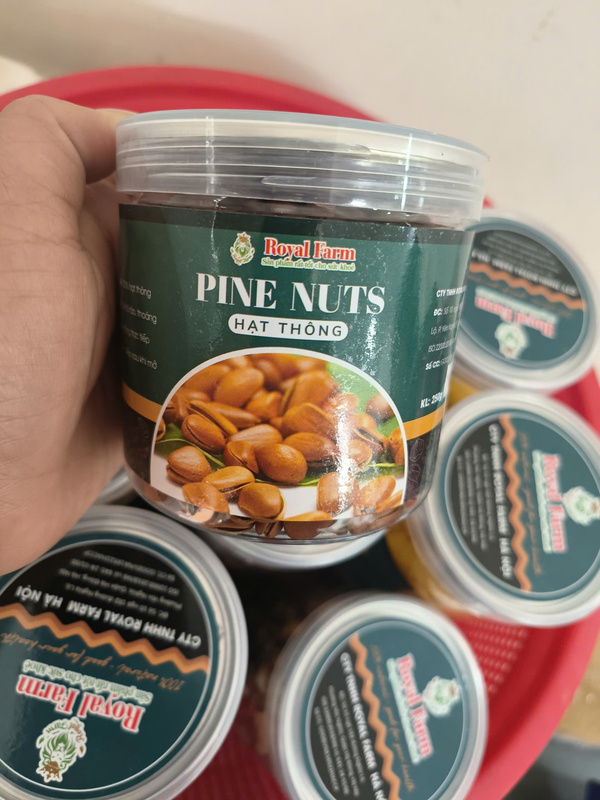Hạt thông - Hạt Dinh Dưỡng Royal Farm - Công Ty TNHH Royal Farm Hà Nội