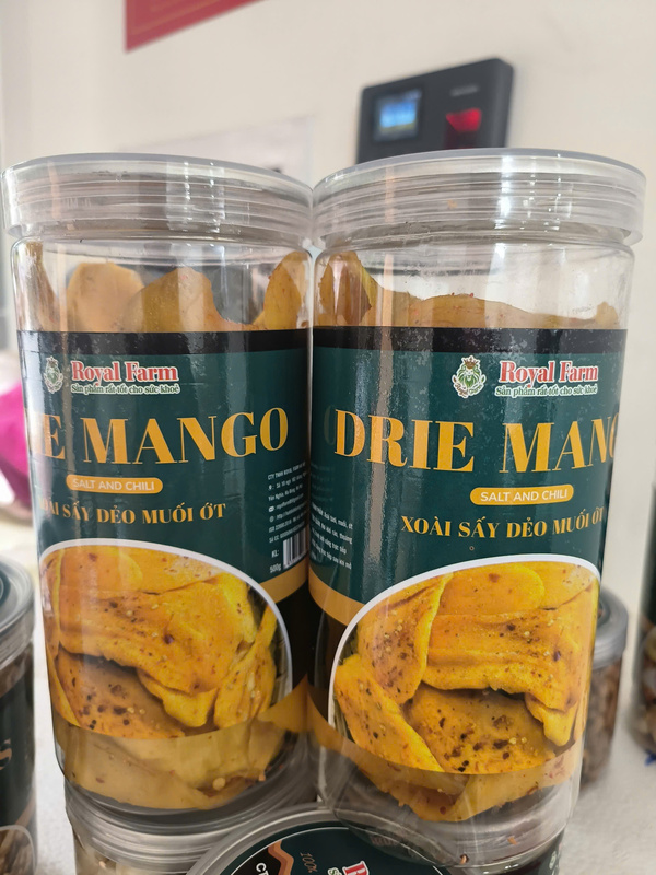 Xoài sấy dẻo muối ớt - Hạt Dinh Dưỡng Royal Farm - Công Ty TNHH Royal Farm Hà Nội
