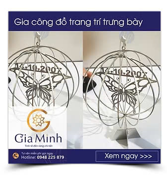 Gia công đồ trang trí trưng bày - CNC Gia Minh - Công Ty TNHH Cơ Khí Kỹ Thuật Gia Minh