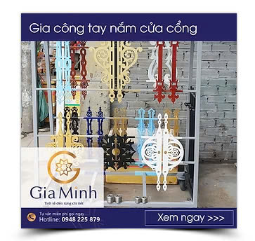 Gia công tay nắm cửa cổng - CNC Gia Minh - Công Ty TNHH Cơ Khí Kỹ Thuật Gia Minh