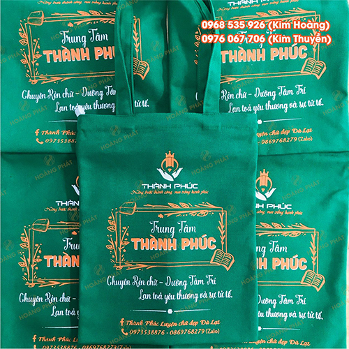 Túi vải bố - Túi Vải Hoàng Phát - Công Ty TNHH Sản Xuất Và In ấn Hoàng Phát