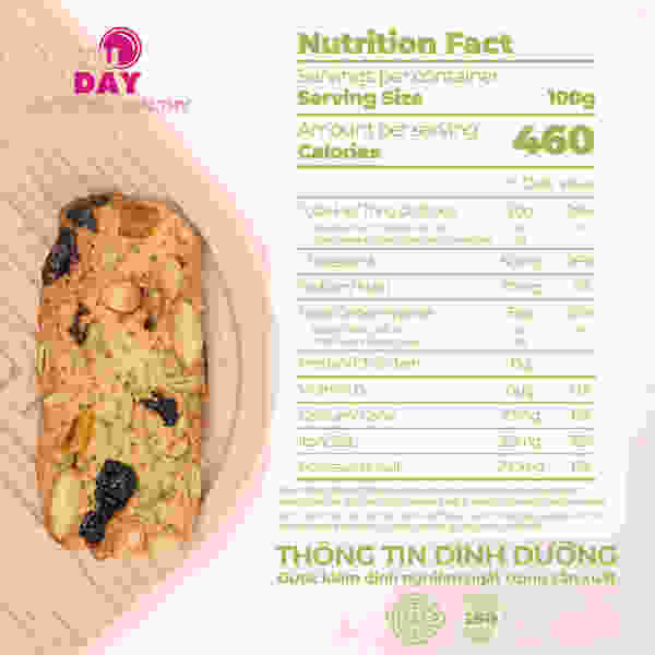 Bánh biscotti thanh 25g - Hạt Dinh Dưỡng Quốc Phong - Công Ty TNHH Nông Sản Quốc Phong