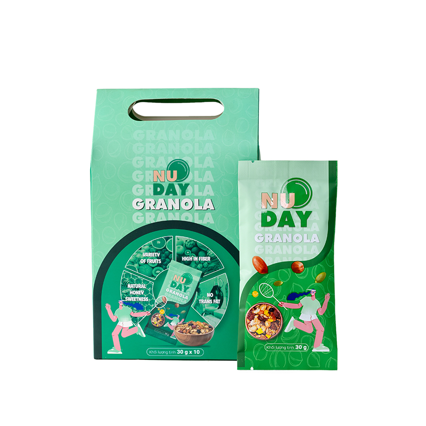 Granola siêu hạt gói 30g