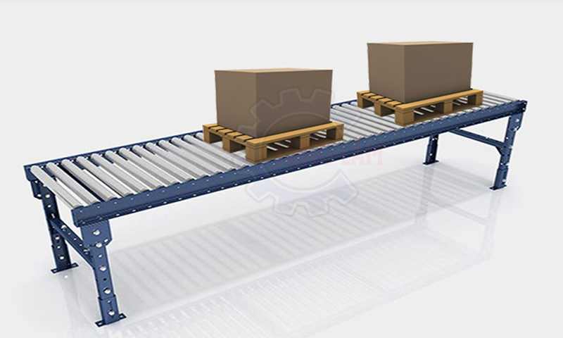 Băng tải pallet thẳng
