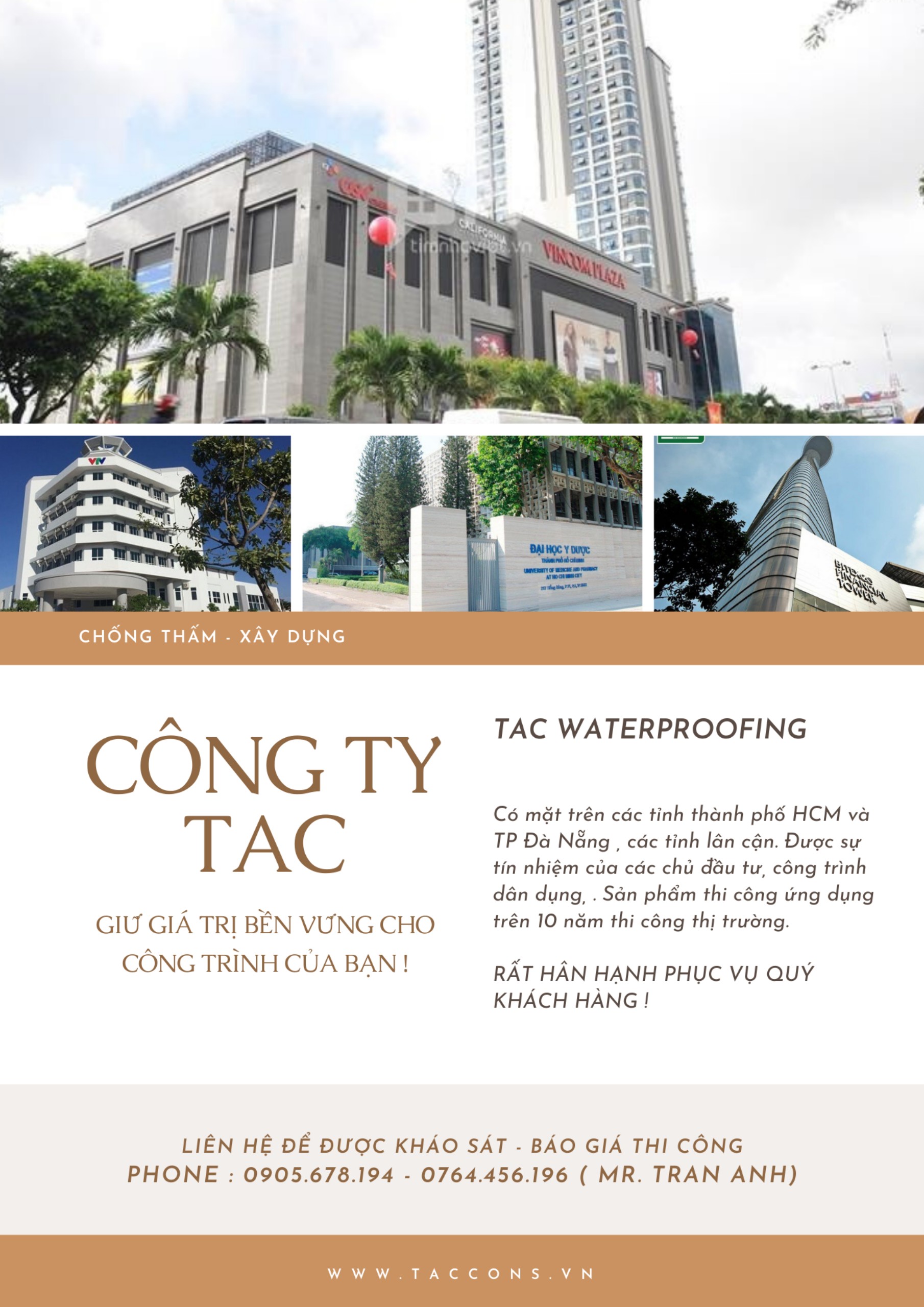 Công ty TAC - Công Ty TNHH MTV Xây Dựng Và Thương Mại TAC