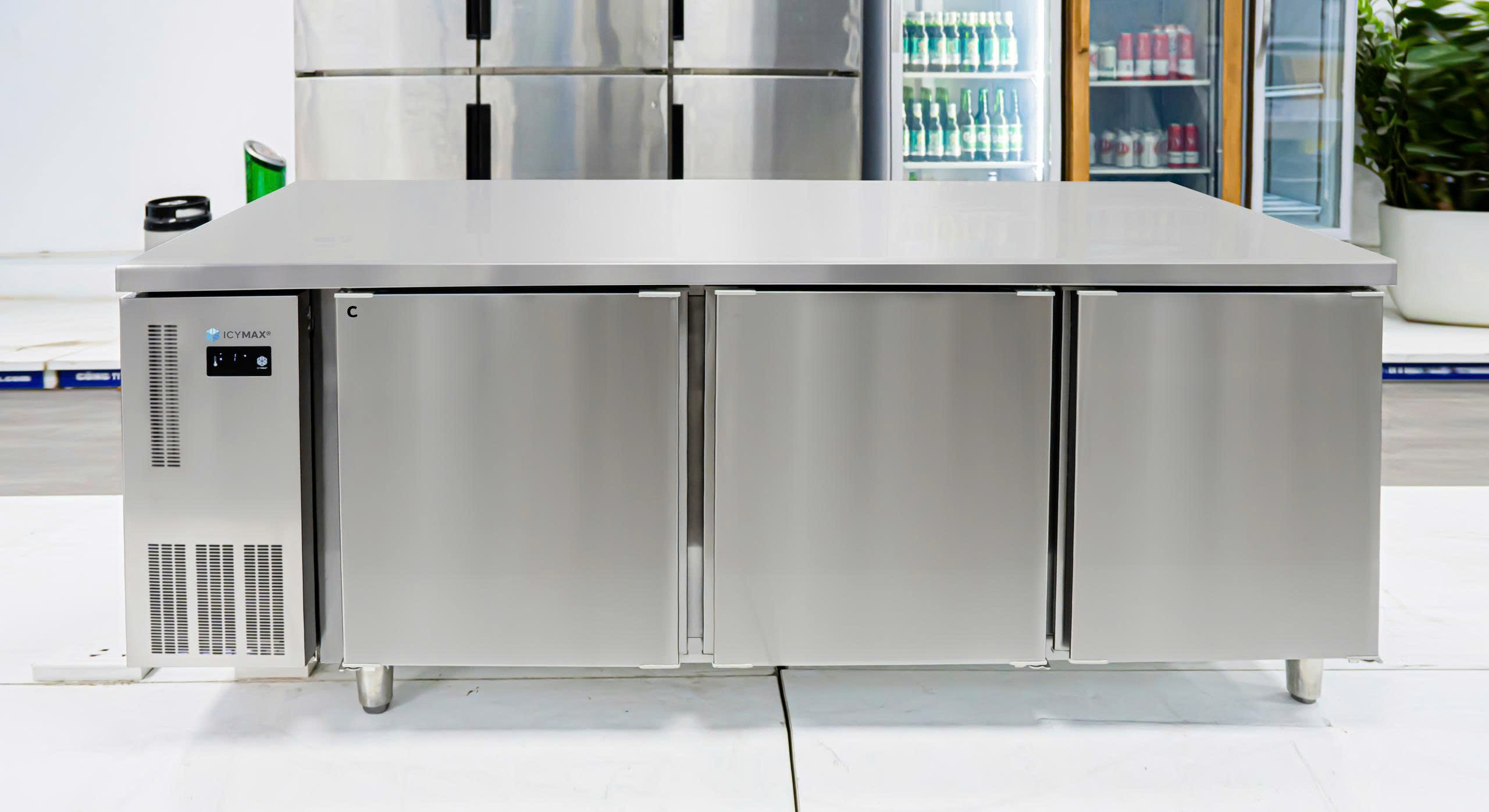 Tủ bàn mát cánh inox