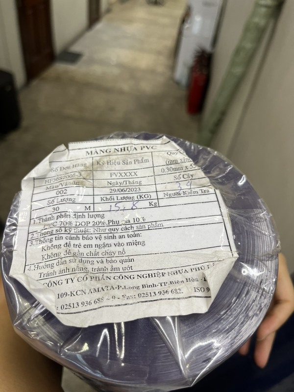 Màng nhựa PVC 0.2mm khổ 1.4m