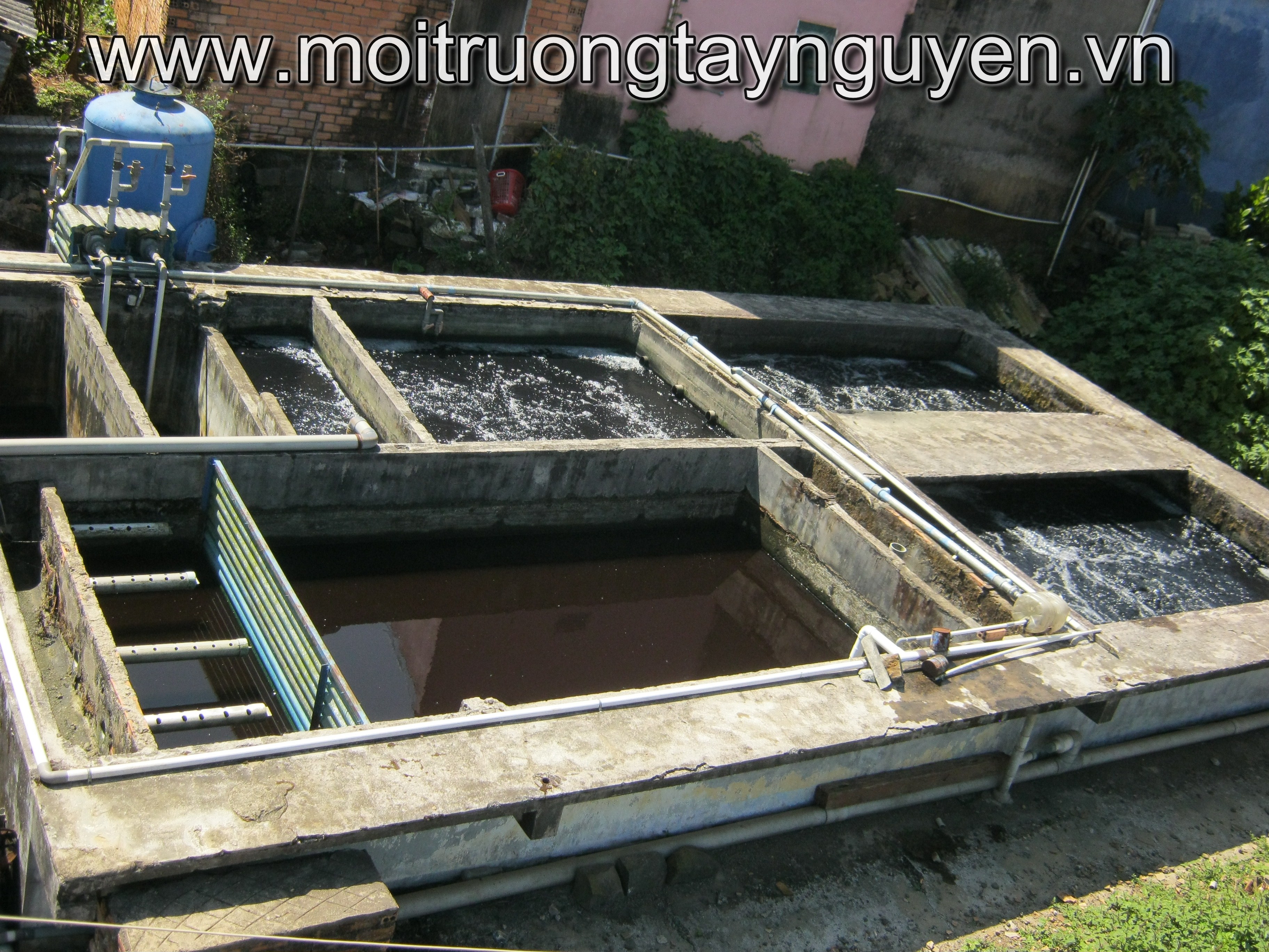 Hệ thống xử lý nước thải dệt nhuộm - Công Ty TNHH Thương Mại Và Dịch Vụ Môi Trường Việt